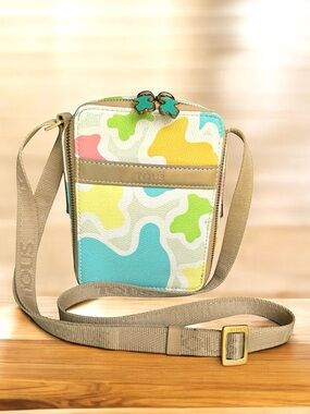 TOUS Multicolored Kaos Bear Crossbody Bag